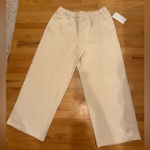 ATHLETA NWT FOREVER FLEECE WIDE LEG SWEATPANTS